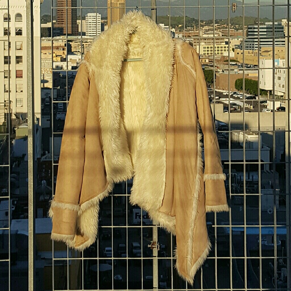 UNIF chelsea shearling coat